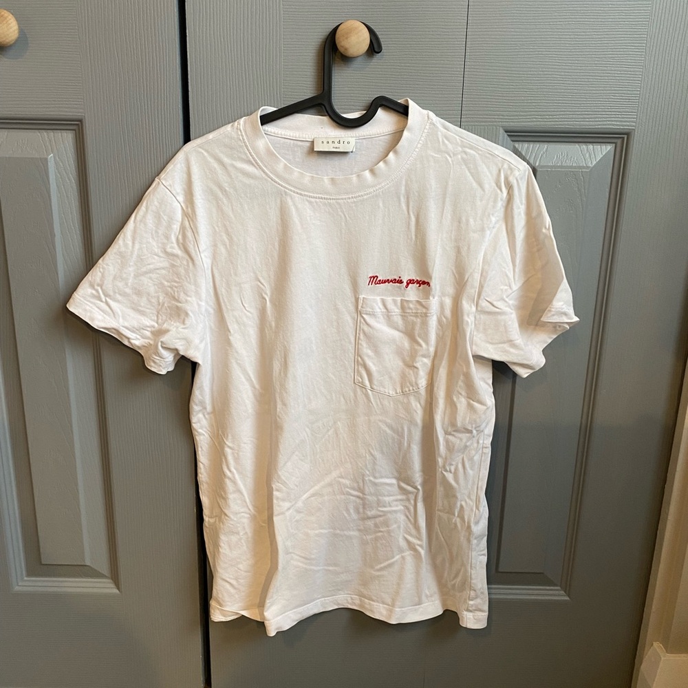 Sandro White tee shirt